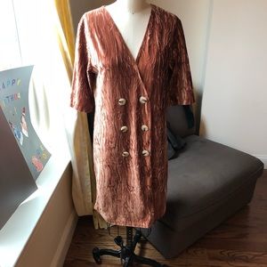 Zara velvet dress